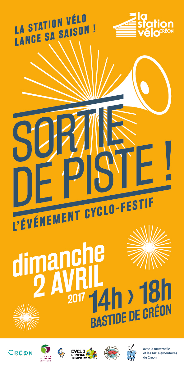 flyer recto Creon sortie de piste